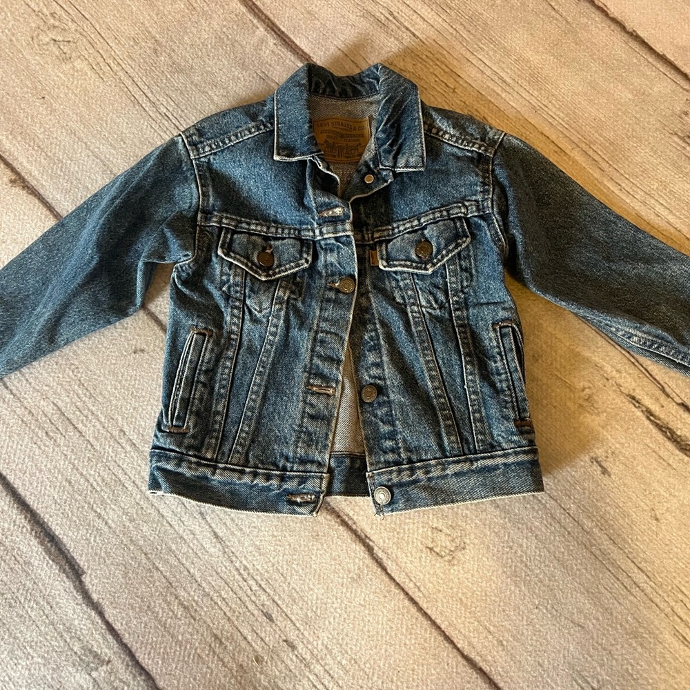Levi's Vintage Blue Denim Kids Jacket